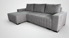 Hugo Fabric Right/Left Hand Facing Corner Sofabed with Storage