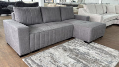Hugo Fabric Right/Left Hand Facing Corner Sofabed with Storage