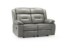 Novie Manual Recliner Sofa 2-Seater 3-Seater Leather Armchair