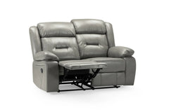 Novie Manual Recliner Sofa 2-Seater 3-Seater Leather Armchair