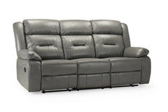 Novie Manual Recliner Sofa 2-Seater 3-Seater Leather Armchair