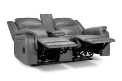 Galaxy Tech Recliner Sofa 2-Seater 3-Seater & Armchair