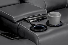 Galaxy Tech Recliner Sofa 2-Seater 3-Seater & Armchair