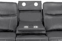 Galaxy Tech Recliner Sofa 2-Seater 3-Seater & Armchair