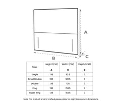 Relaxo-411 Upholstered Floor Standing Headboard For Divan Bed Frame Base Single Double King Size and Super King