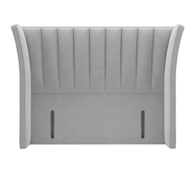 Relaxo-505 Upholstered Floor Standing Winged Headboard For Divan Bed Frame Base Single Double King Size and Super King