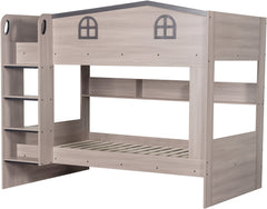 Hector Small Double Bunk Bed Ash Grey