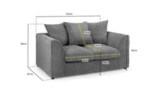 Harley Jumbo 2 Seater 3 Seater Sofa and Corner Sofas