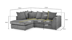 Harley Jumbo 2 Seater 3 Seater Sofa and Corner Sofas