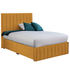 Harmony Hybrid Fabric Bed - Mustard