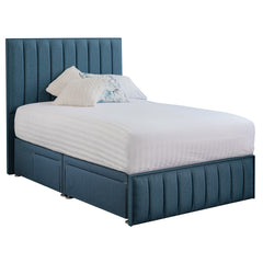 Harmony Hybrid Fabric Bed - Deep Blue