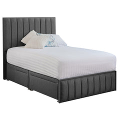 Harmony Hybrid Fabric Bed - Grey