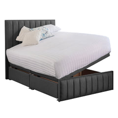 Harmony Hybrid Fabric Bed - Grey