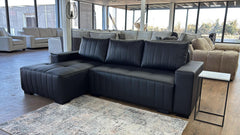 Hugo Fabric Right/Left Hand Facing Corner Sofabed with Storage