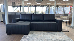 Hugo Fabric Right/Left Hand Facing Corner Sofabed with Storage