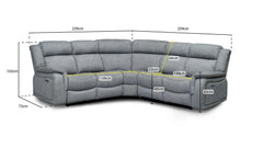 Linden Recliner Sofa Large Corner