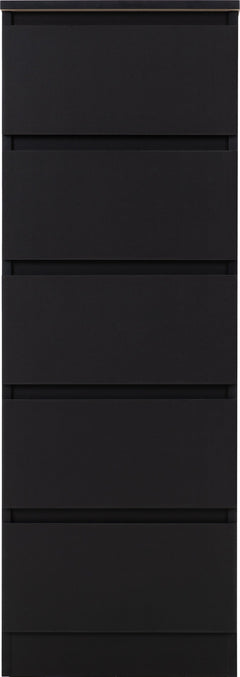 Malvern 5 Drawer Narrow Chest