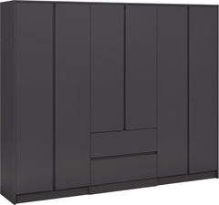 Malvern 6 Door 2 Drawer Wardrobe