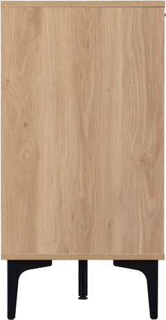 Miami 2 Door 3 Drawer Sideboard Oak Effect/Black