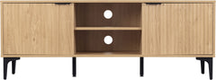 Miami 2 Door TV Unit Oak Effect/Black