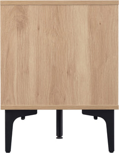 Miami 2 Door TV Unit Oak Effect/Black