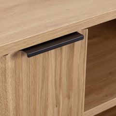 Miami 2 Door TV Unit Oak Effect/Black