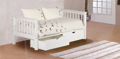 Malvern White Wooden Quadruple Sleeper Bunk Bed Frame