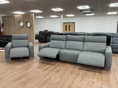 Mayfair Electric Recliner 4-Seater and Armchair Sofa Set