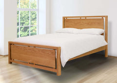 Modena Pine Headboard and High Foot End Wooden Bed Frame