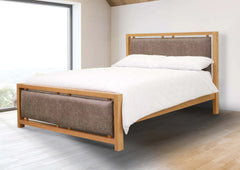 Modena Pine Headboard and High Foot End Wooden Bed Frame