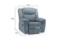 Myra Recliner Sofa Armchair Grey