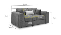 Naples Sofa 2-Seater and 3-Seaters