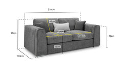 Naples Sofa 2-Seater and 3-Seaters
