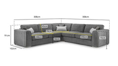 Naples Sofa Large Corner
