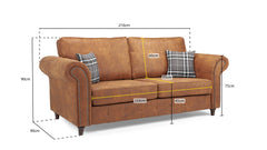 Oakland Sofa 2-Seater and 3-Seater