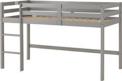 Kids Mid Sleeper Bed Grey