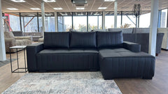 Hugo Fabric Right/Left Hand Facing Corner Sofabed with Storage