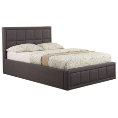 Sia Grey Fabric Ottoman Bed