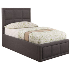 Sia Grey Fabric Ottoman Bed