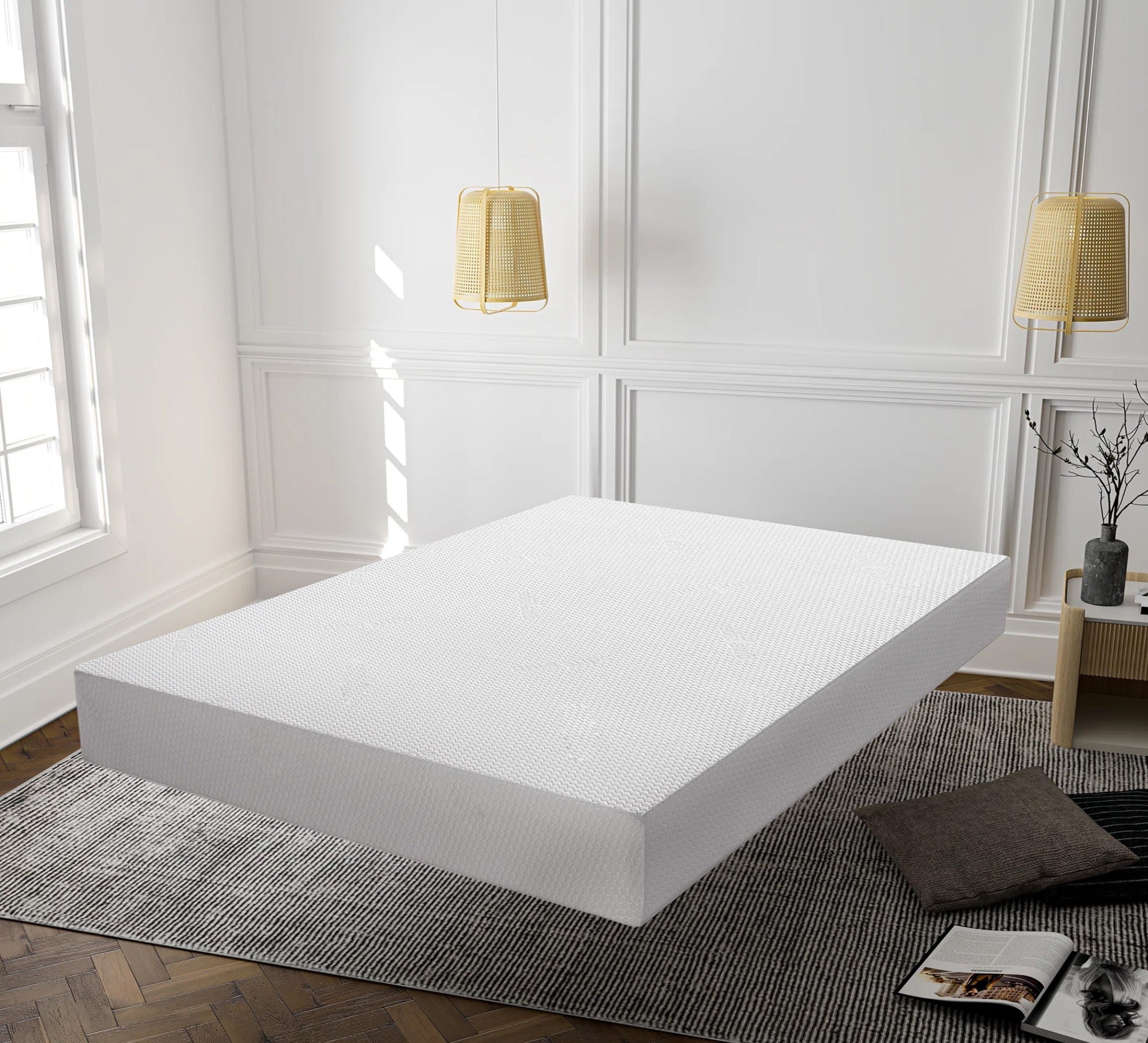 Zen 1500 Memory Foam Mattress Medium Firm Comfort Orthopaedic - Breathable Removable Cover