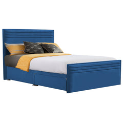 Style Chic Hybrid Fabric Bed - Royal Blue