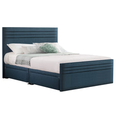 Style Chic Hybrid Fabric Bed - Deep Blue