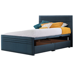 Style Chic Hybrid Fabric Bed - Deep Blue