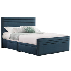 Style Chic Hybrid Fabric Bed - Deep Blue