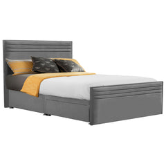 Style Chic Hybrid Fabric Bed - Granite