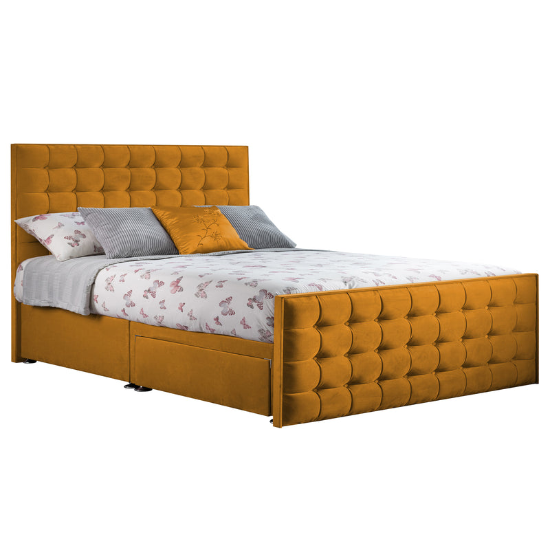 Style Classic Bed Frame - Mustard