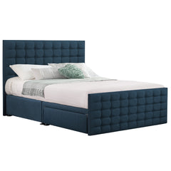 Style Classic Bed Frame - Deep Blue