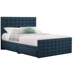 Style Classic Bed Frame - Deep Blue