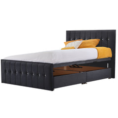 Style Sparkle Hybrid Fabric Bed - Granite