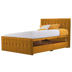 Style Sparkle Hybrid Fabric Bed - Mustard